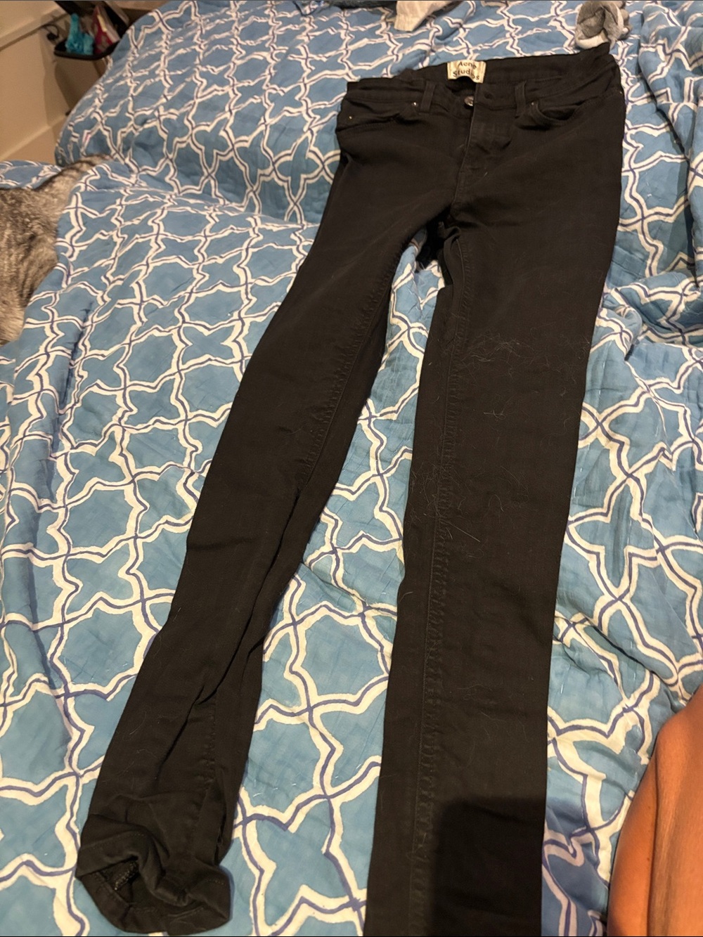 Acne Skinny Jeans Black